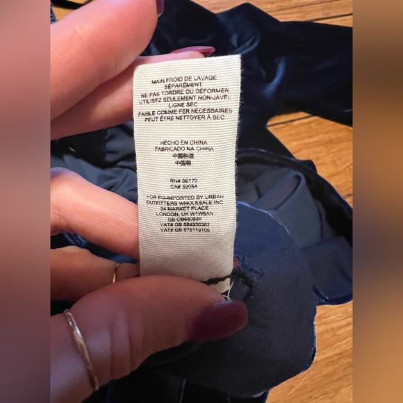 Free People Misha Velvet Mini Dress Long Sleeve - Picture 9 of 13